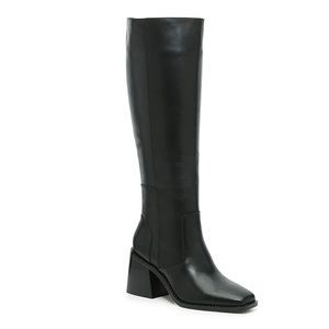 Vince Camuto Seshon Knee High, Leather, Black Boots. Size 10M